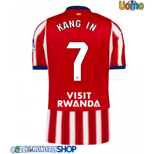 Maglie da calcio Atletico Madrid Lee Kang-in #7 Prima Maglia 2026-27 Manica Corta